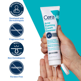 CeraVe ingredient label highlighting ceramides niacinamide hyaluronic acid benefits