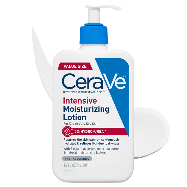 CeraVe front bottle view showing clear label and 16oz size for hydration
