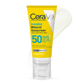 CeraVe front packaging showing SPF 50 and travel size benefits
