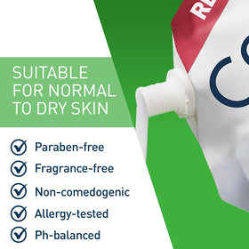 CeraVe label close-up highlighting ceramides and hyaluronic acid