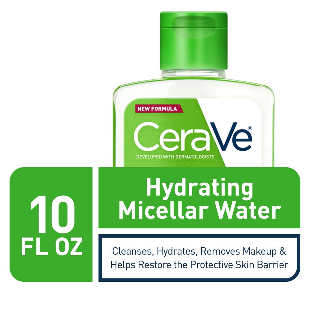 CeraVe label close-up highlighting ceramides and niacinamide benefits