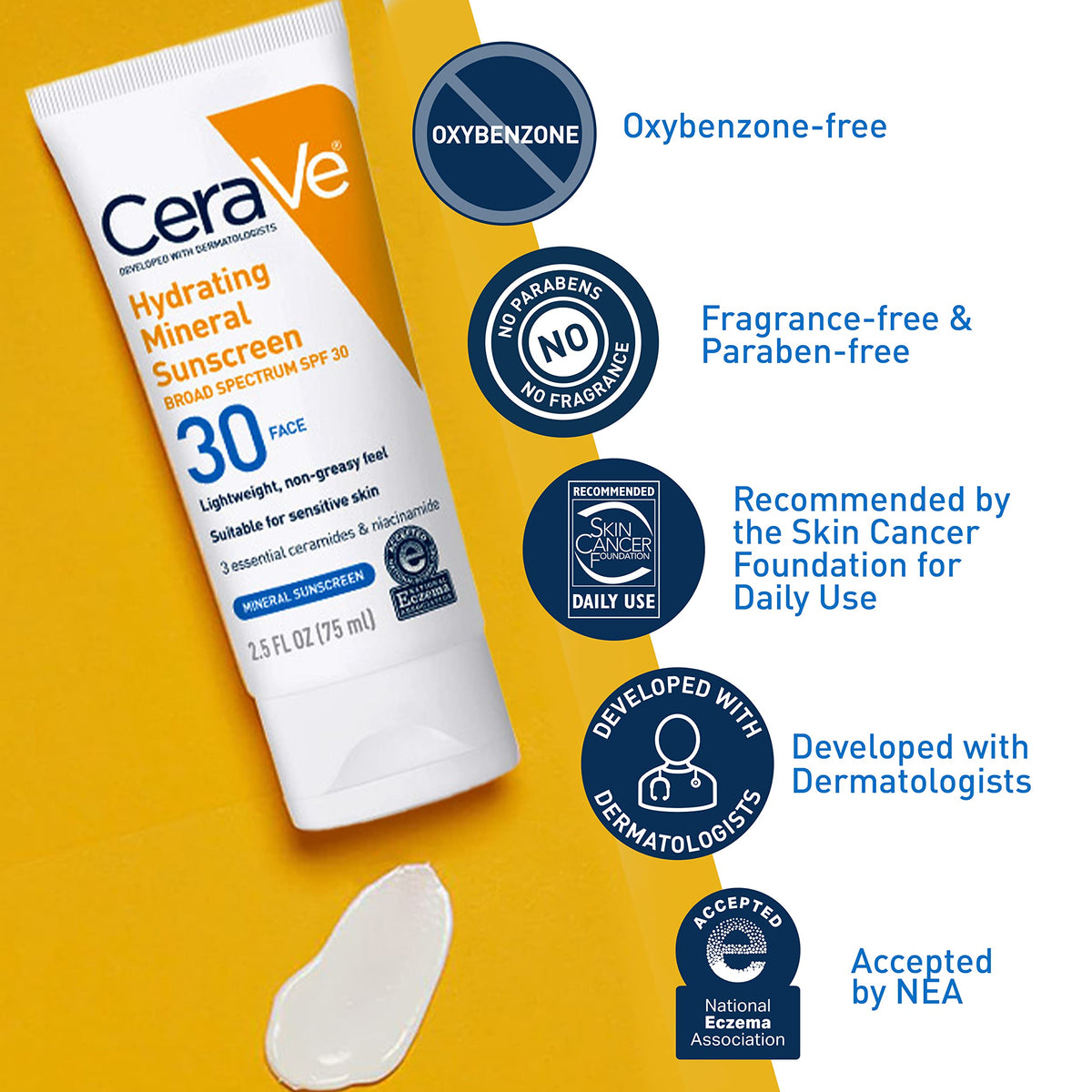 CeraVe lotion texture on fingertip illustrating smooth application and quick absorption