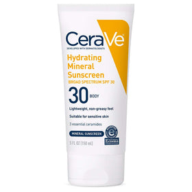 CeraVe front view of 5 oz mineral sunscreen for daily protection