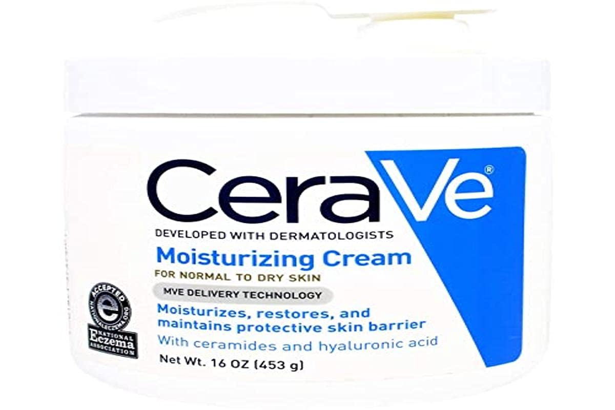 CeraVe pump jar front view showing label and 16 oz size for easy use