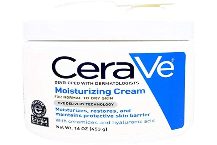 CeraVe pump jar front view showing label and 16 oz size for easy use
