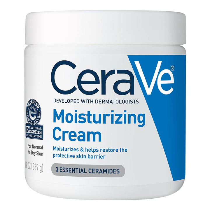 CeraVe tub front view showing label and benefits