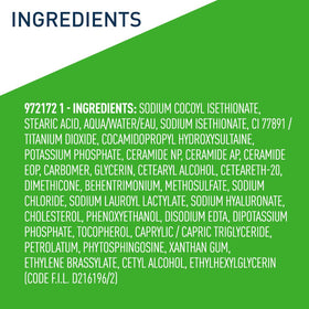 CeraVe pack label and ingredients highlighting ceramides and MVE benefit