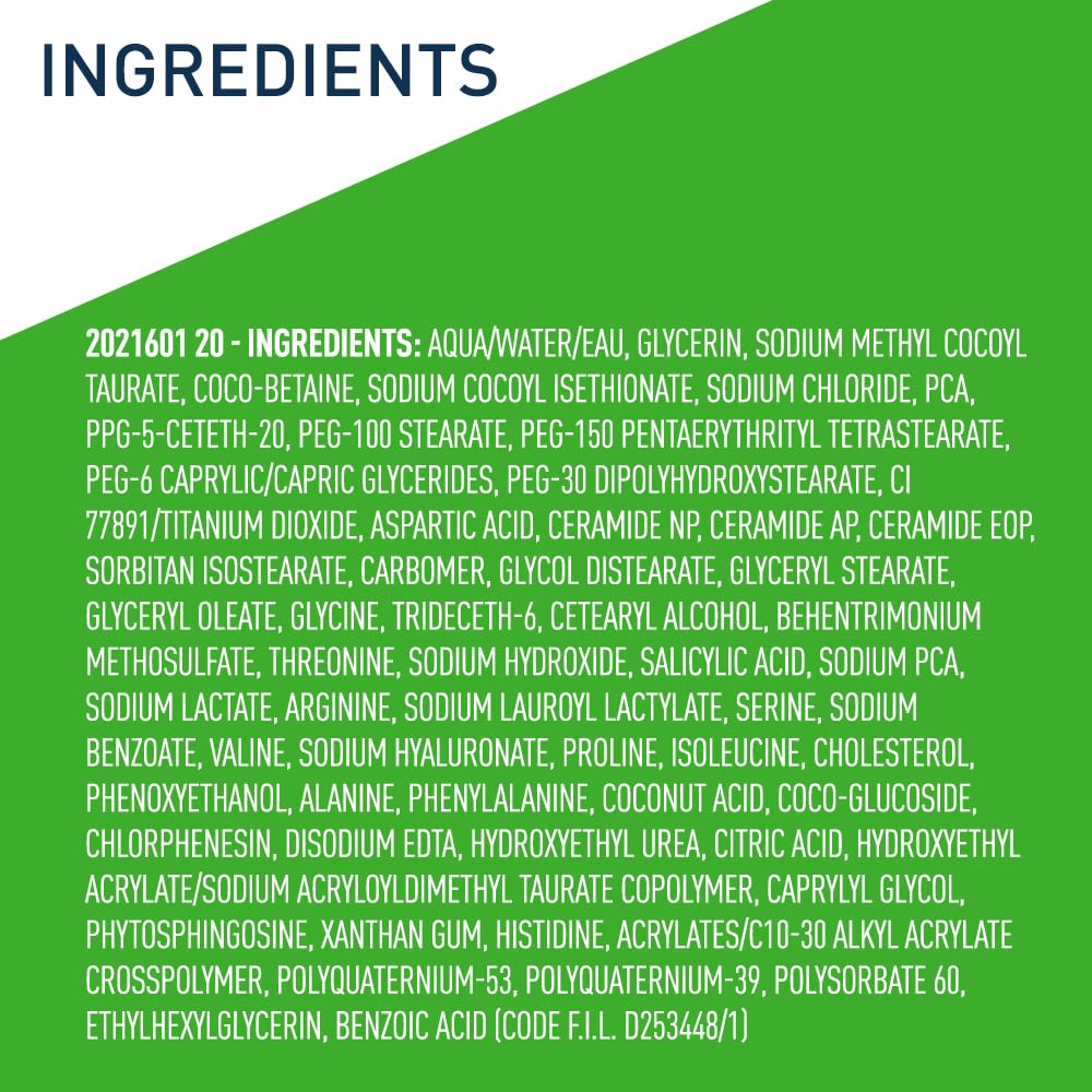 CeraVe product with clean packaging and complementary items highlighting gentle regimen benefit