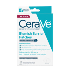 CeraVe front packaging showing 44-count value pack and brand benefits