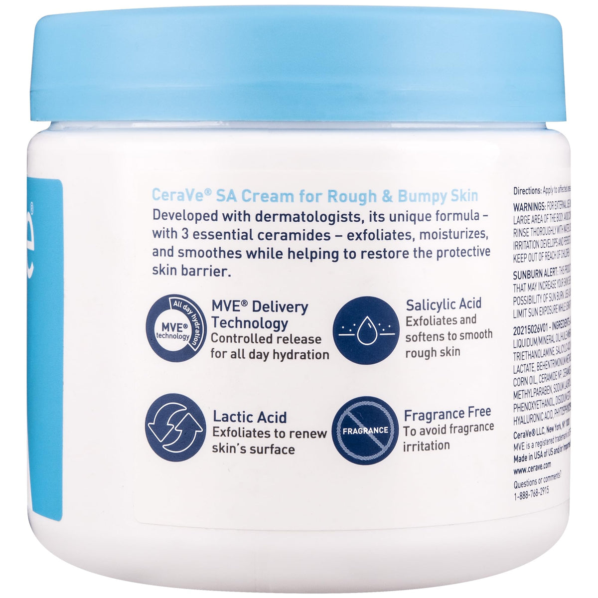 CeraVe ingredient graphic emphasizing ceramides and hydration support