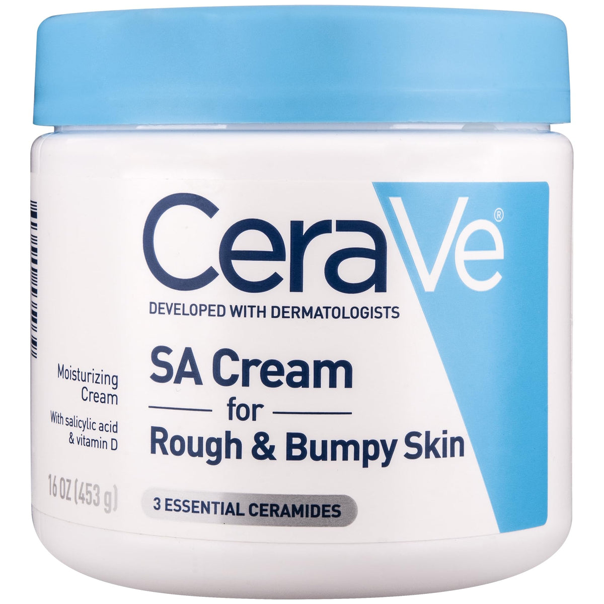 CeraVe jar front view highlighting product identity and benefits