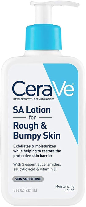CeraVe front packaging showing label and 8 oz bottle, conveys trustworthy skincare