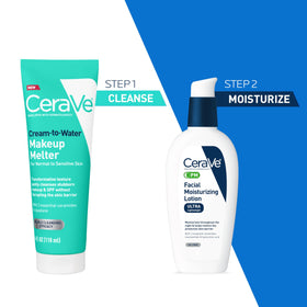 CeraVe product with dermatologist-tested claim highlighting suitability for sensitive skin