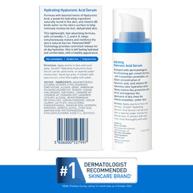 CeraVe bottle beside moisturizer illustrating layering in a skincare routine