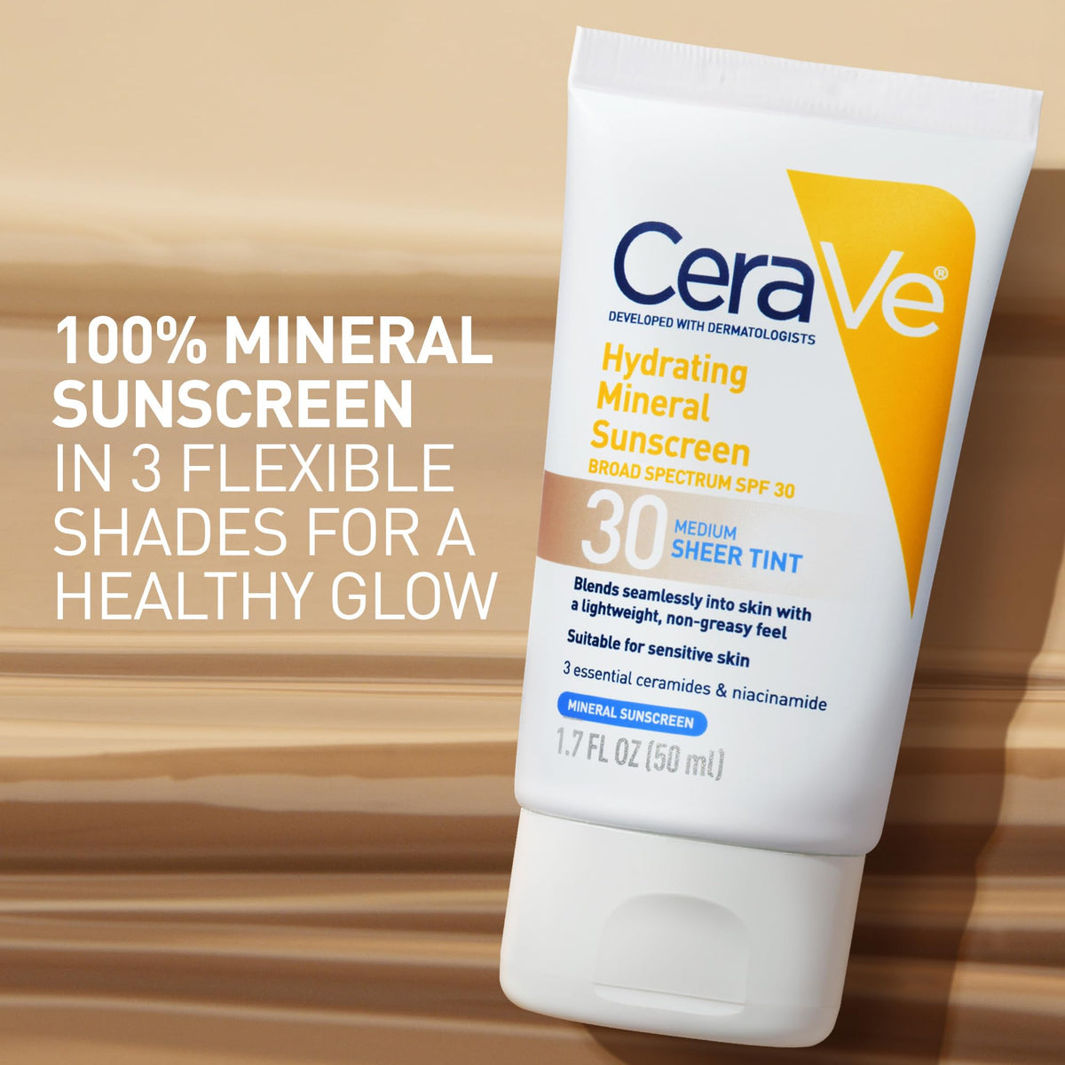 CeraVe texture close-up highlighting lightweight, hydrating finish