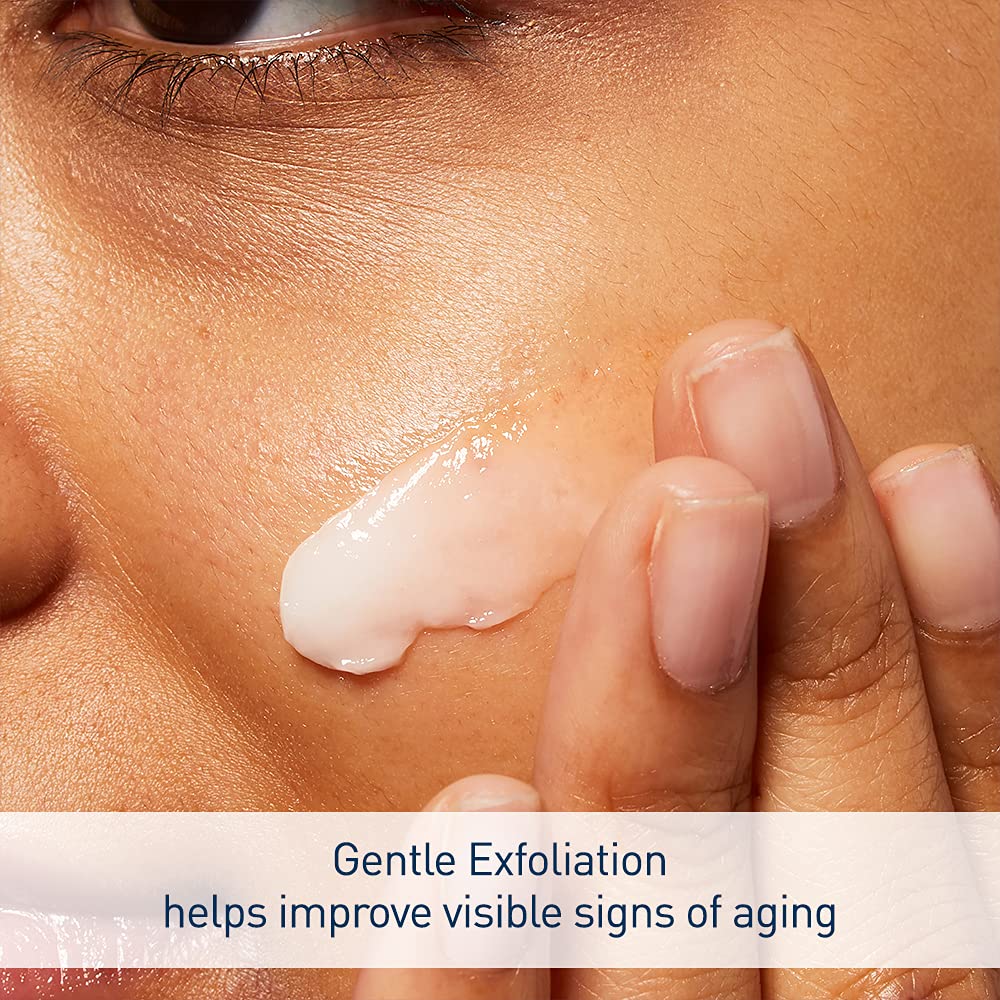CeraVe gel texture on hand demonstrating lightweight hydration and gentle exfoliation