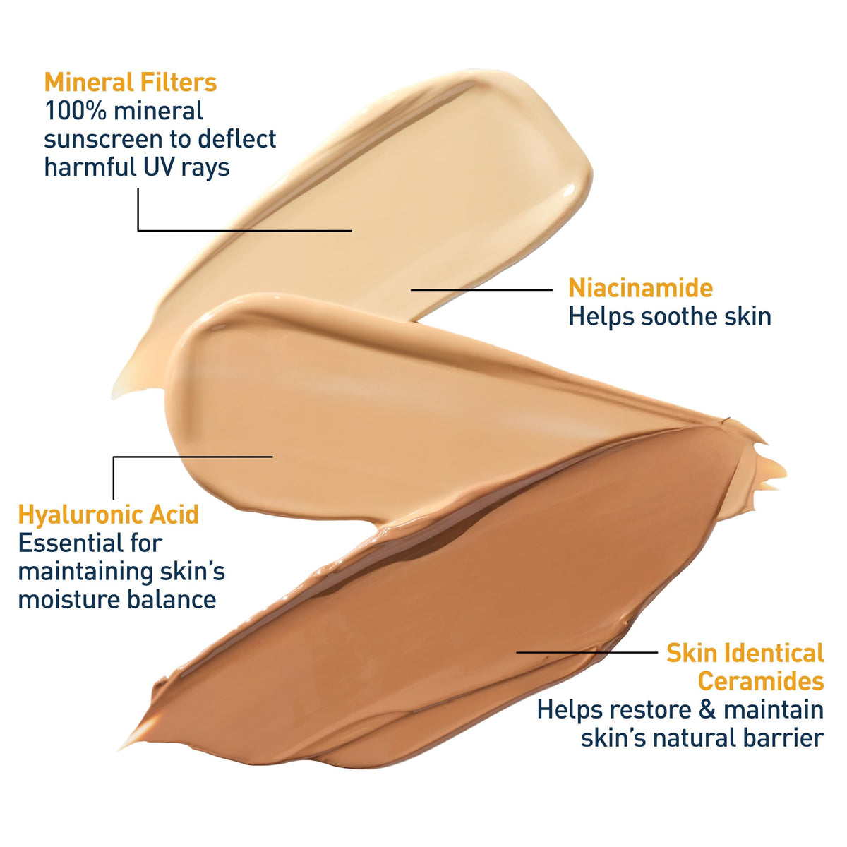 CeraVe tinted sunscreen being dispensed from tube for easy application