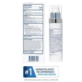 Squeezing CeraVe cream from tube demonstrating non-greasy finish and absorbency
