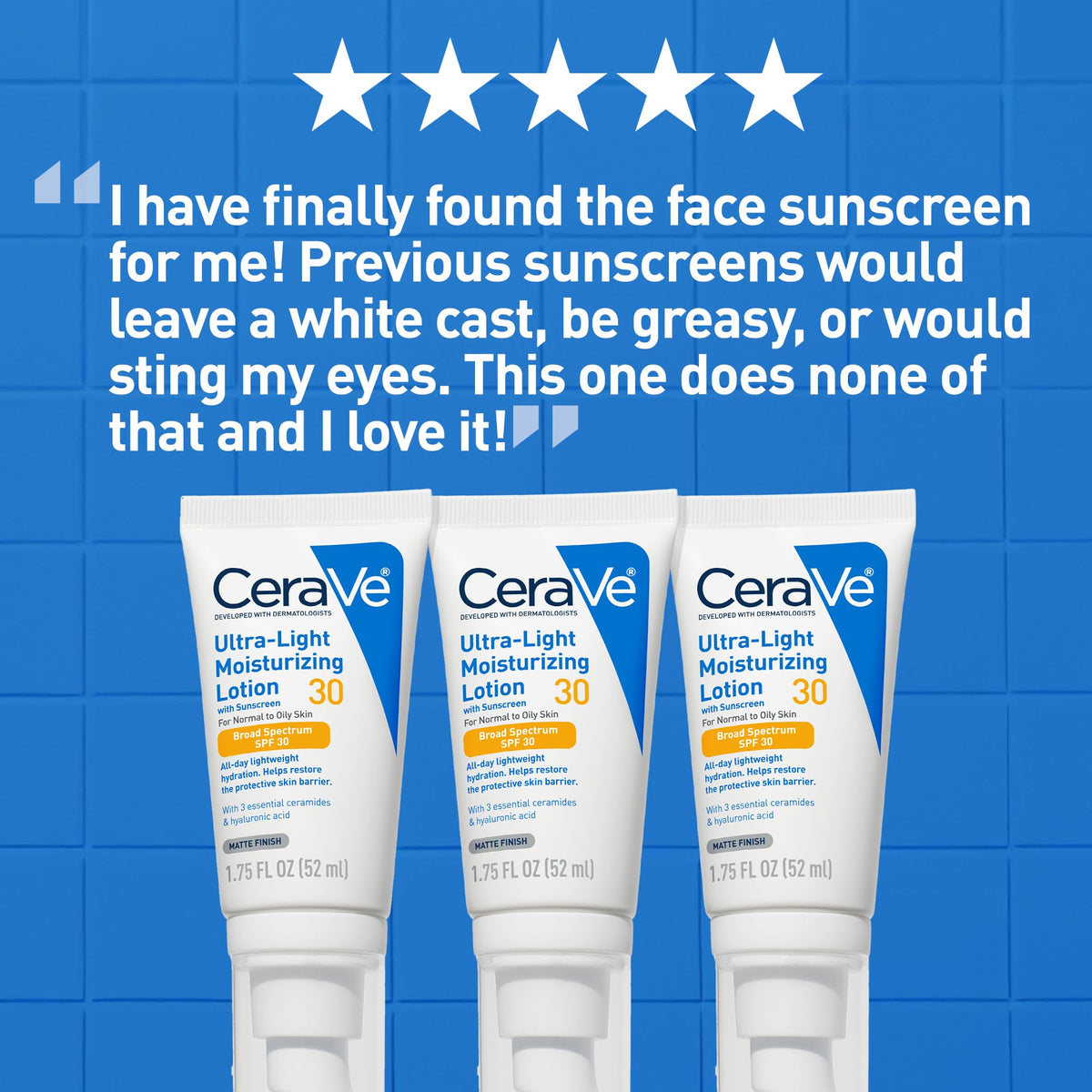 CeraVe layered under makeup providing smooth, non-greasy base