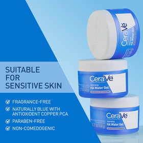 CeraVe natural blue gel color indicating antioxidant copper PCA