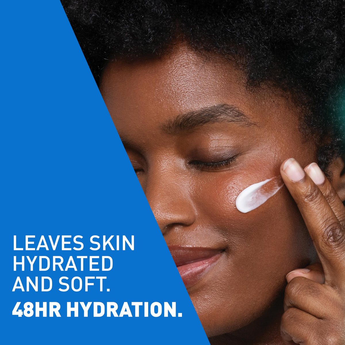 CeraVe wiped onto cotton pad illustrating clean removal without rinsing