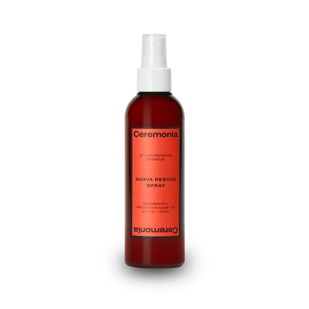 Ceremonia bottle front packaging showing product and benefits