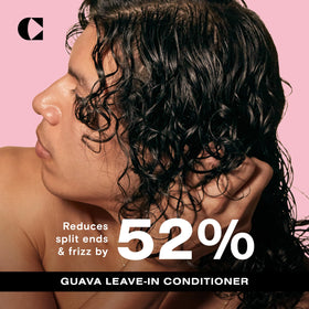Ceremonia guava leave-in texture close-up reveals creamy formula for hydration