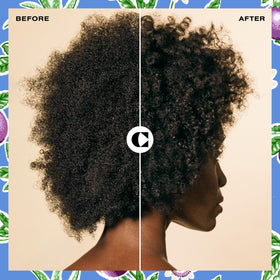 Ceremonia defined curls before and after using gel