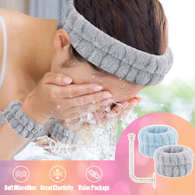 CERETIA wristband detail highlighting elastic stretch and secure absorbency benefit