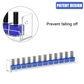 Cerpourt shelf with bottles for scale demonstrating capacity and compact footprint