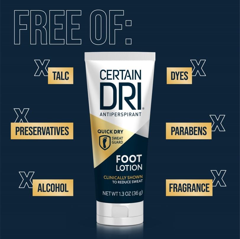 Certain Dri on bathroom shelf lifestyle shot showing everyday routine and freshness