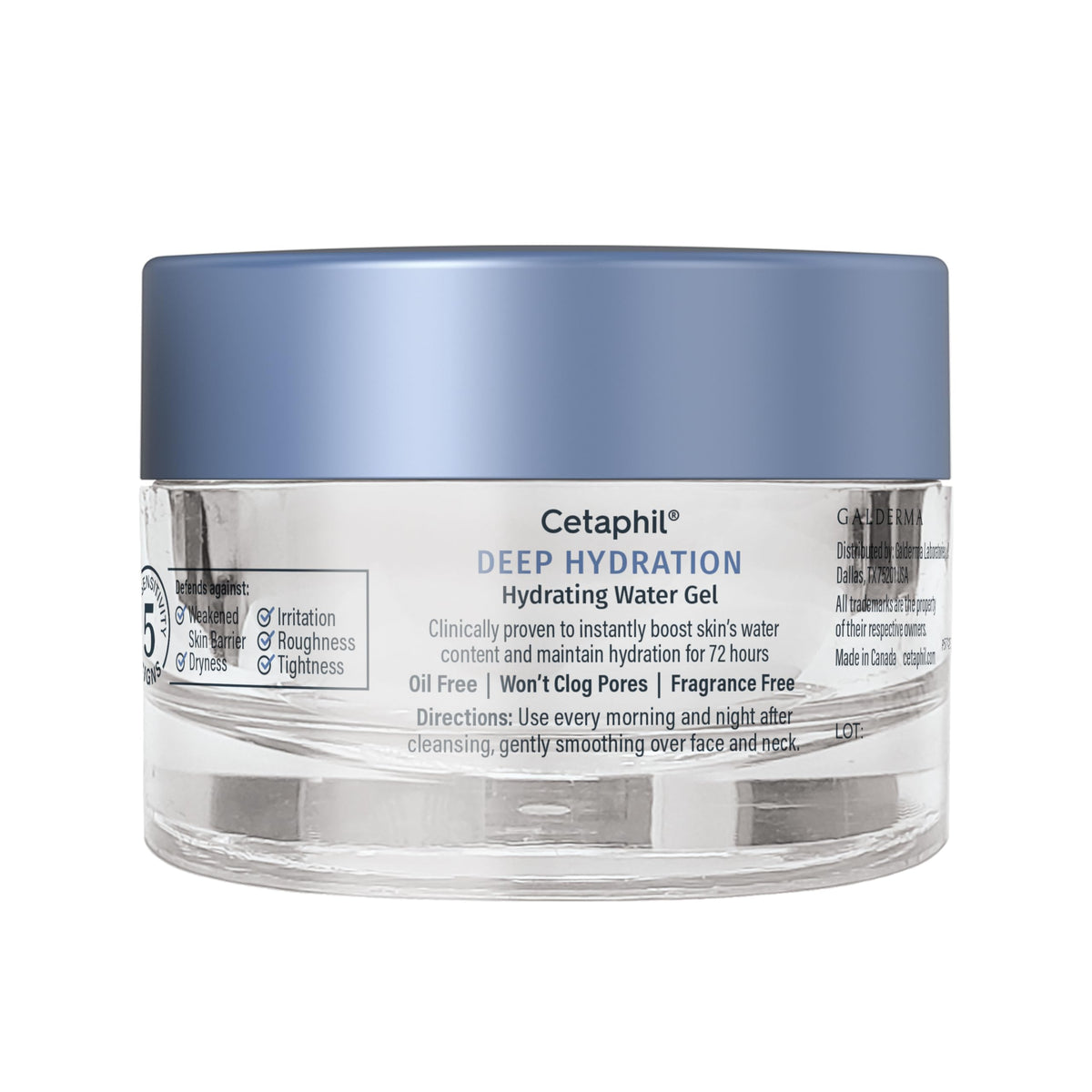 Cetaphil being applied to clean face after cleanse to lock in moisture