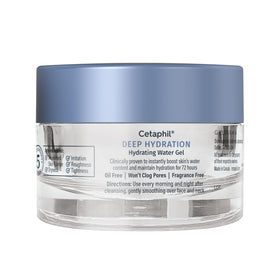 Cetaphil being applied to clean face after cleanse to lock in moisture