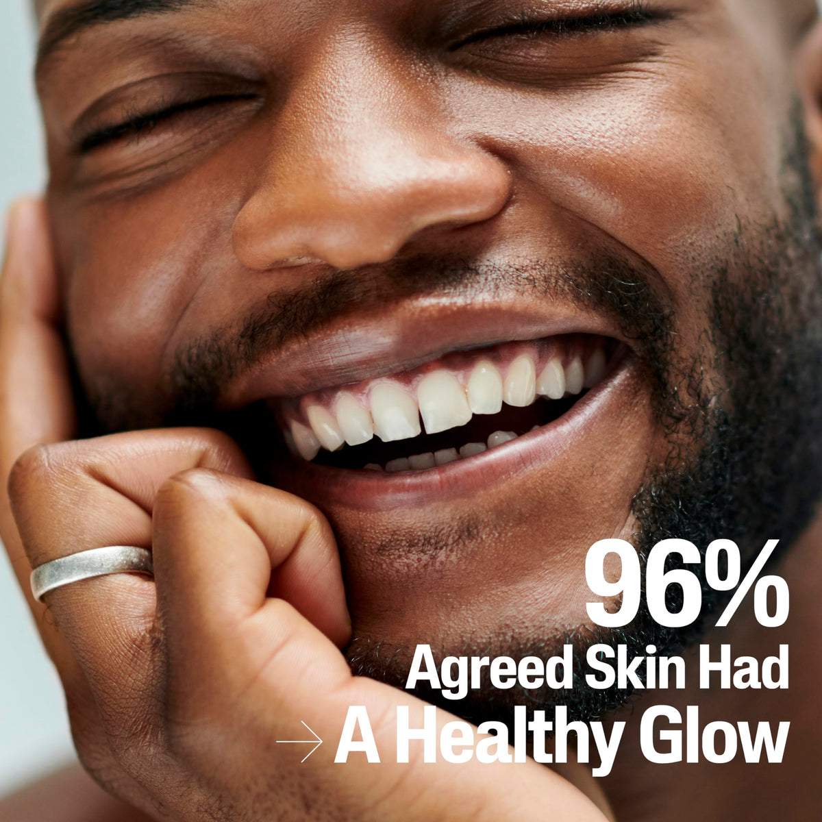 Cetaphil applied to hand showing smooth absorption and soothing effect
