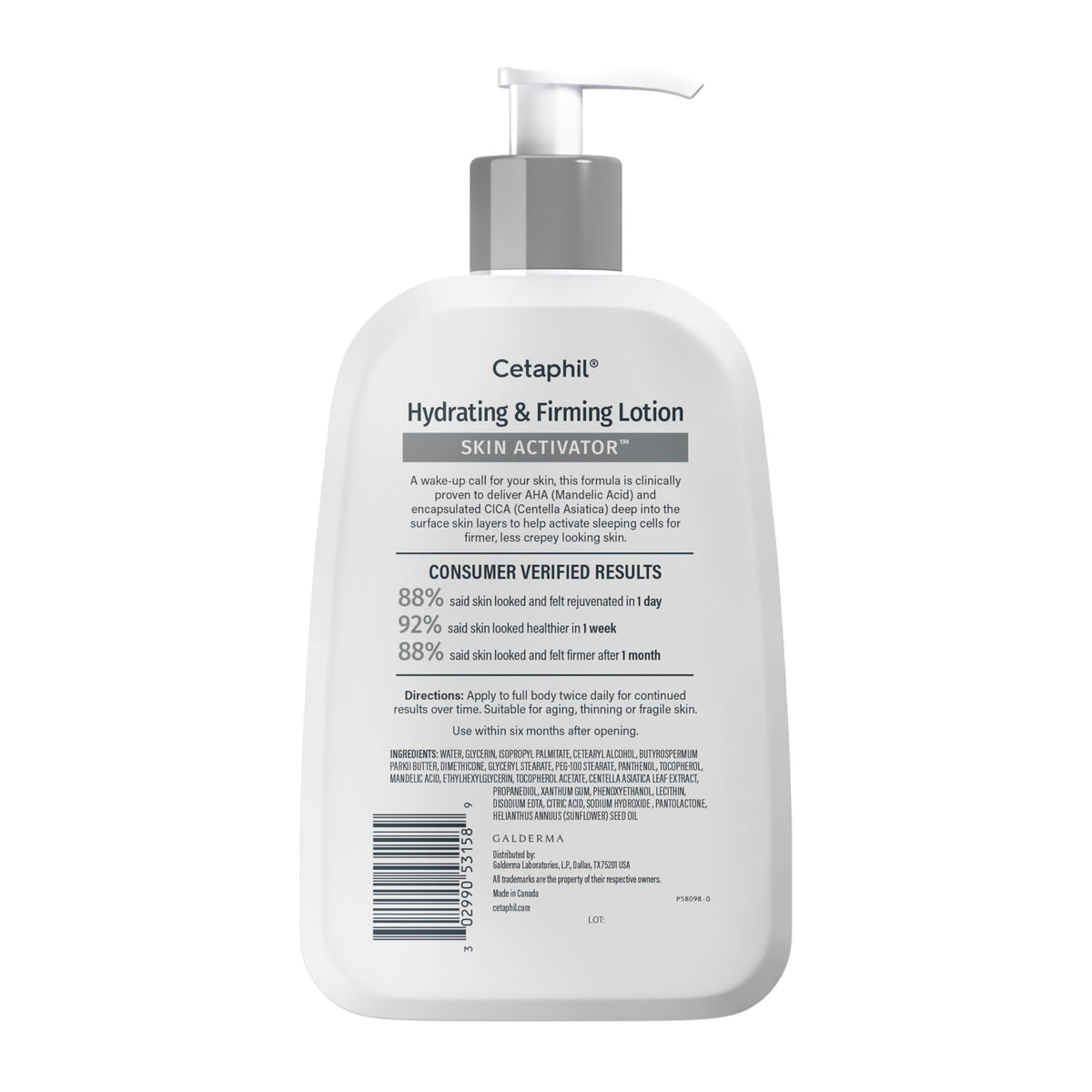 Cetaphil in bathroom morning routine setting suggesting daily hydration and firming
