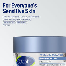 Cetaphil on bathroom shelf in routine setting for daily hydration benefits