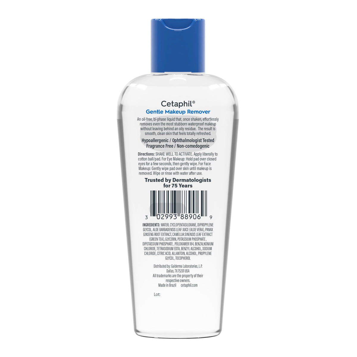 Cetaphil bottle on bathroom sink as part of nightly skincare routine