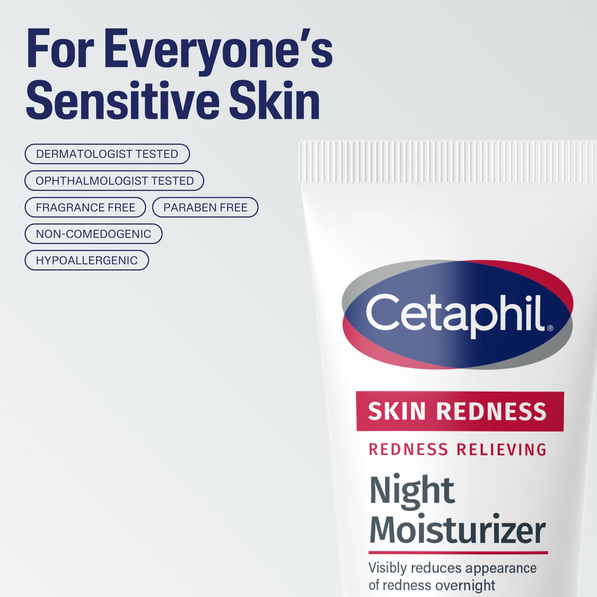 Cetaphil on bathroom shelf suggesting daily routine comfort and reliability