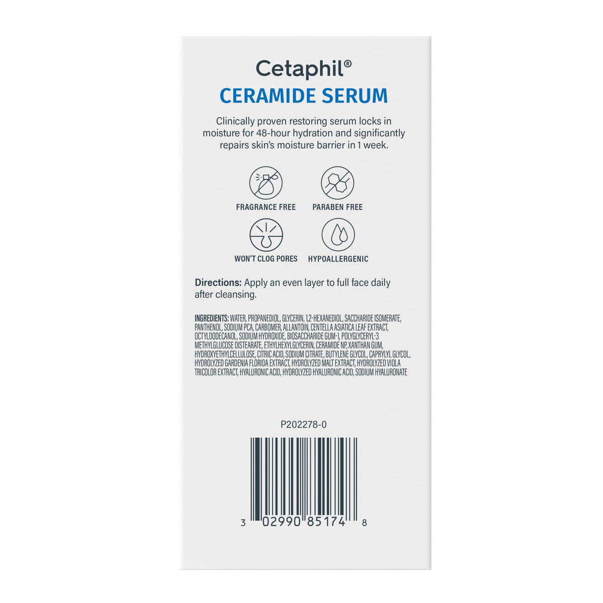 Cetaphil bottle on bathroom shelf staged for daily routine and calming self-care benefit