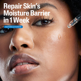 Cetaphil close-up of serum texture illustrating lightweight, fast-absorbing finish