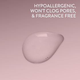 Cetaphil cleanser dispensed on hand demonstrating easy lather