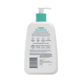Cetaphil label close-up listing key actives and sensitive-skin friendly benefit