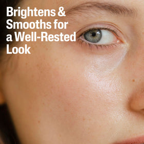 Cetaphil skin swatches before and after, displays smoothing effect