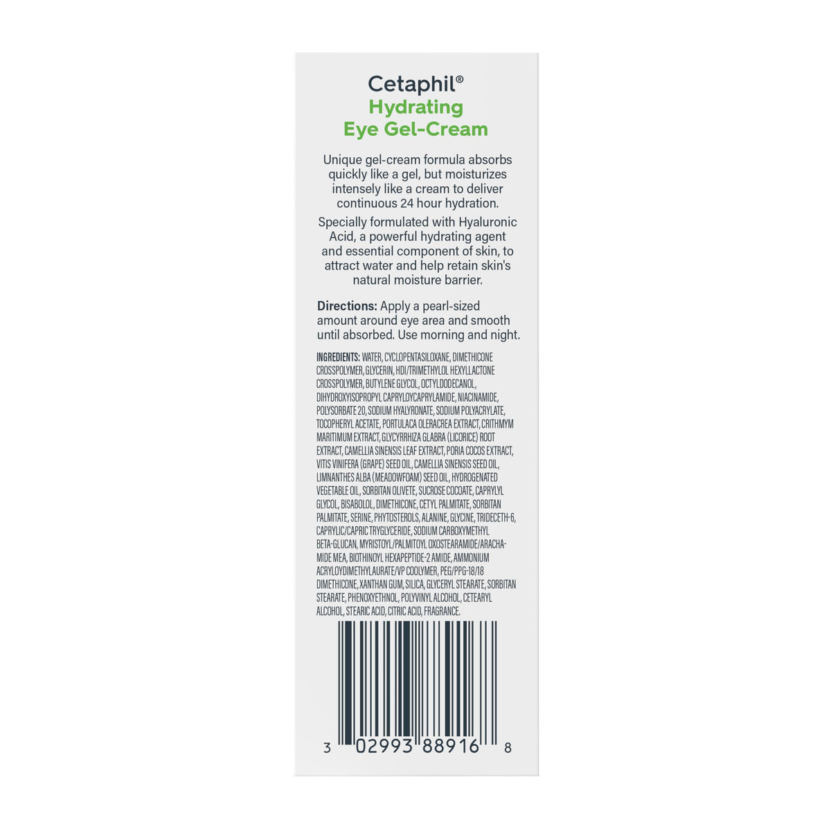 Cetaphil near contact lenses and glasses, suggests eye-safe formulation