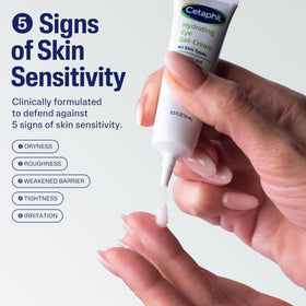 Cetaphil open tube with gel-cream texture, shows fast absorption