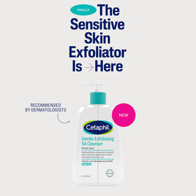 Cetaphil foam texture close-up illustrating gentle foaming for comfortable cleansing