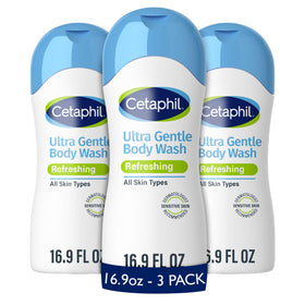 Cetaphil bottle front label showing product name and soothing benefits
