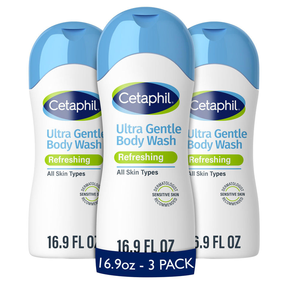 Cetaphil bottle front label showing product name and soothing benefits