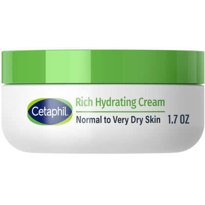 Cetaphil front packaging 1.7 oz showing product and label benefits
