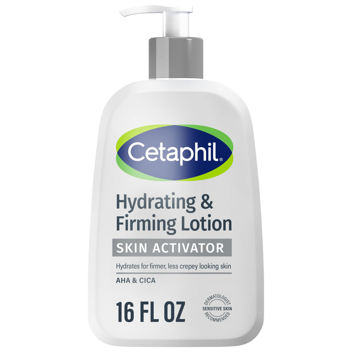 Cetaphil front packaging showing 16oz bottle and clear product identity for reassurance